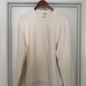 J. Crew Men's Off-White Crewneck Sweater